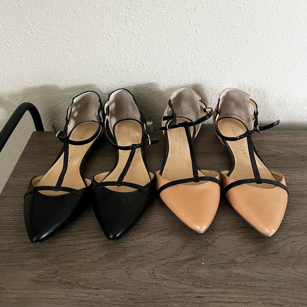 Ivanka Trumps flats size 6 M 2 pairs
